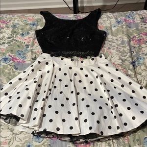 2 piece homecoming dress